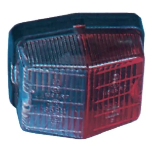 Lampa obrysowa kwadratowa 12/24V czerwona/biała przykręcana 71x37x61 mm Jokon