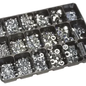 Asortyment nakrętek