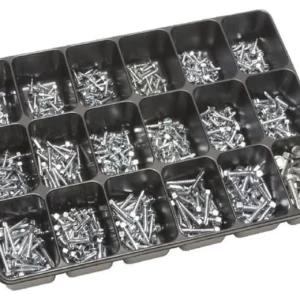 Asortyment wkrętów samowiercących