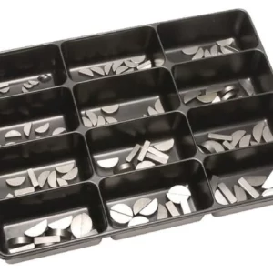 Asortyment wpustów czółenkowych