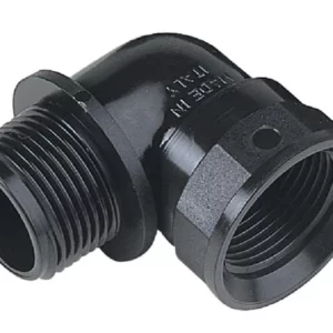 Kolanko 90° gwint wew./ gwint zew. z pierścieniami uszczelniającymi Arag