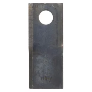 Nożyk kosiarki rotacyjnej prawy 118x48x4 mm otwór O 19 mm okrągły pasuje do Fella