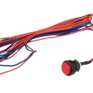 Przycisk czerwony kompletny