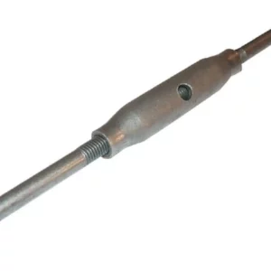 Śruba rzymska nakrętka zamknieta czarna