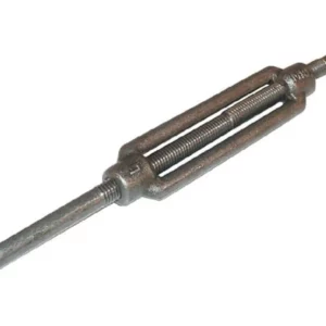 Śruba rzymska nakrętka otwarta czarna