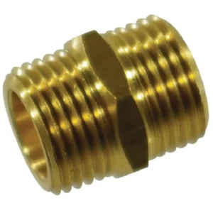 Nypel podwójny mosiądz Braglia