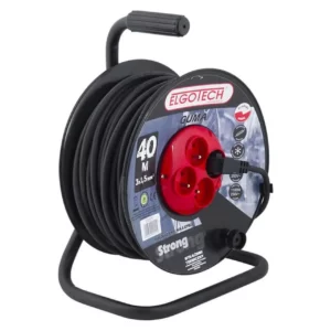 Przedłużacz zwijany gumowy