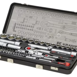 Zestaw kluczy nasadowych 1/4” + 1/2" 65 ele.