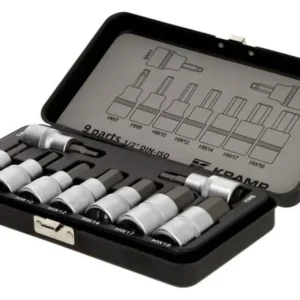 Zestaw kluczy imbusowych 1/2” 9 ele.