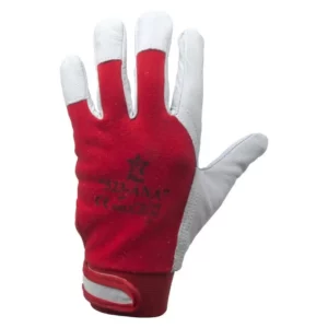 Rękawice wzmacniane skórą kozią