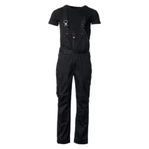 Ogrodniczki GWB Light czarne roz. XS