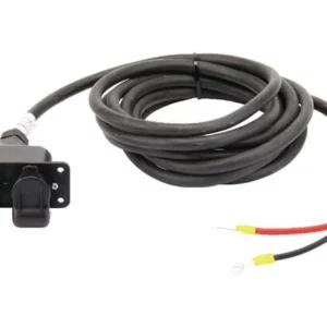 Gniazdo zasilania 3-biegunowe podwójne z przewodem