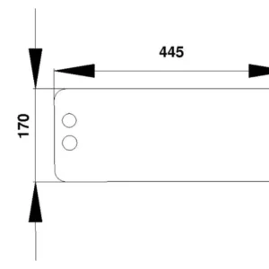 Szyba tylna dolna przesuwna