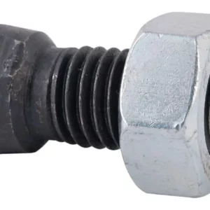 Śruba płużna jednostronnie ścięta M16x75 mm z nakrętką