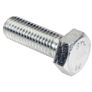 Śruba z łbem sześciokątnym i pelnym gwintem o wymiarach M14 x 40 i numerze katalogowym 01210140040