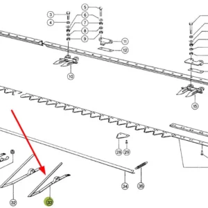 Podbieracz łanu pasujący do Claas zamiennik