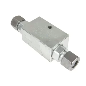 Zawór zwrotny bliźniaczy o oznaczeniu VBPDE 12L G3/8 L2 CEXC M18 x 1