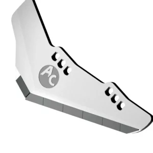 Wykonany w technologii napawania węglikiem wolframu lewy lemiesz francuskiej marki Agricarb