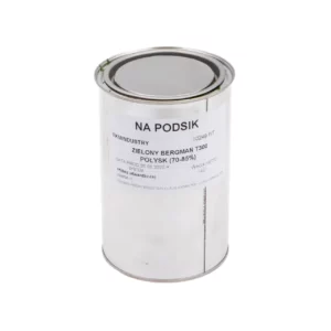 Lakier zielony w opakowaniu o pojemności 1 litra