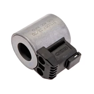 Cewka elektryczna 24VDC fi18 h=40mm o numerze katalogowym 3110057, szeroko stosowana w maszynach rolniczych i budowlanych wielu marek.