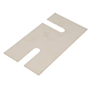 Podkładka nierdzewna ślizgu wysięgnika z półfasolką o grubości 2 mm i numerze katalogowym BLASZKAD2MM