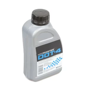 Maxmaster płyn hamulcowy DOT-4 marki Platinum Oil w opakowaniu o pojemności 0