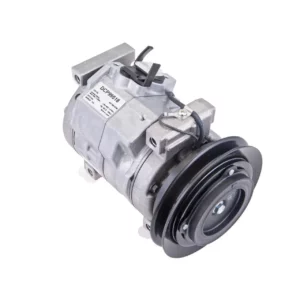 Sprężarka klimatyzacji firmy Denso o numerze katalogowym G117551020110 stosowana w ciągnikach rolniczych marki Fendt.