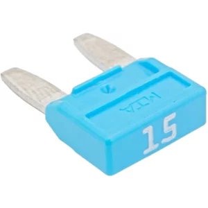 Bezpiecznik płaski mini 15A o numerze katalogowym MINI15A