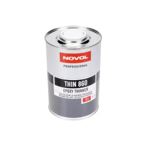 Novol 860 to rozcieńczalnik przeznaczony do stosowania z podkładami epoksydowymi firmy NOVOL. Może być on również używany do mycia narzędzi po wyrobach epoksydowych.