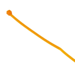 Opaska kablowa zaciskowa o wymiarach  100 x 2.5 mm i kolorze pomarańczowym.