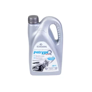 Płyn do chłodnic Petrygo Q New w opakowaiu o pojemności 2 litrów.