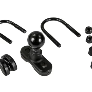 Mocowanie typu ubolt pojedyńczy z kulą 1" do kierownicy motocykla o śrdenicy od 0