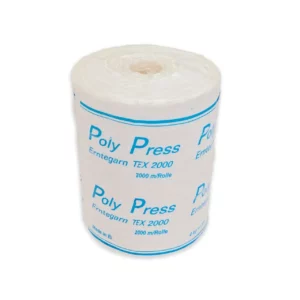 Sznurek Poly Pres o długości sznurka w szpuli 2000 metrów i masie szpuli 4 kg.