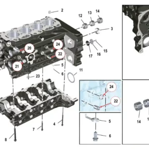 Oryginalny pierścień simmering 80 x 110 x 10 o numerze katalogowym K0066998, stosowany w ciągnikach rolniczych marki Arbos.