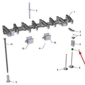 Oryginalny uszczelniacz zaworu ssącego o numerze katalogowym K0067004, stosowany w ciągnikach rolniczych marki Arbos.