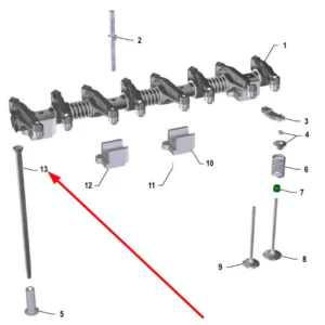 Oryginalna laska popychacza o numerze katalogowym K0067006, stosowana wciągnikach rolniczych marki Arbos.