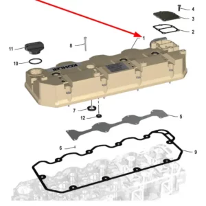 Oryginalna pokrywa zaworowa silnika o numerze katalogowym K0067054, stosowana w ciągnikach rolniczych marki Arbos.