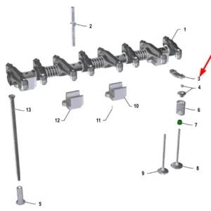 Oryginalne mocowanie dźwigni popychacza o numerze katalogowym K0067057, stosowane w ciągnikach rolniczych marki Arbos.