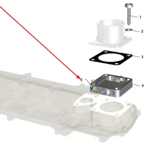 Oryginalny przewód nagrzewnicy o numerze katalogowym K0067058, stosowany w ciągnikach rolniczych marki Arbos schemat.
