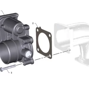 Oryginalna przepustnica o numerze katalogowym K0067073, stosowana w ciągnikach rolniczych marki Arbos.