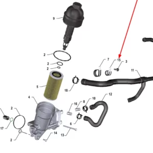 Oryginalna opaska zaciskowa D.25 o numerze katalogowym K0067088, stosowana w ciągnikach rolniczych marki Arbos.