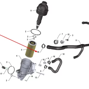 Oryginalna opaska zaciskowa D.35 o numerze katalogowym K0067096, stosowana w ciągnikach rolniczych marki Arbos.