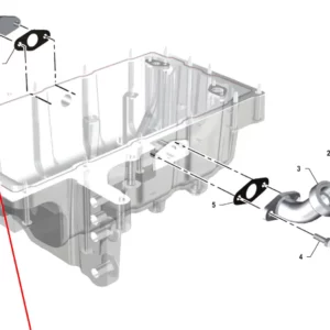 Oryginalna osłona o numerze katalogowym K0067102, stosowana w ciągnikach rolniczych marki Arbos.