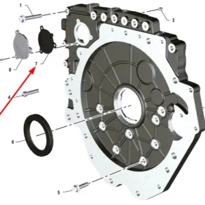Oryginalny uszczelniacz pompy o numerze katalogowym K0067109, stosowany w ciągnikach rolniczych marki Arbos.