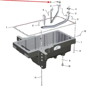 Oryginalna uszczelka o numerze katalogowym K0067111, stosowana w ciągnikach rolniczych marki Arbos.