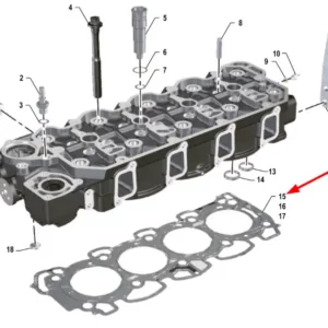 Oryginalny uszczelniacz głowicy 0,94 o numerze katalogowym K0067127, stosowany w ciągnikach rolniczych marki Arbos.