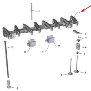 Oryginalna klawiatura silnika o numerze katalogowym K0067149, stosowany w ciągnikach rolniczych marki Arbos.