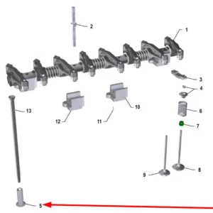 Oryginalna szklanka popychacza o numerze katalogowym K0067166, stosowana w ciągnikach rolniczych marki Arbos.