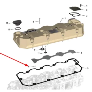 Oryginalny nit D4,3 x 6,4 o numerze katalogowym K0067175, stosowany w ciągnikach rolniczych marki Arbos.