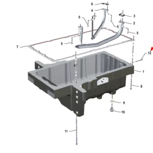 Oryginalny kołek mocujący o numerze katalogowym K0067196, stosowany w ciągnikach rolniczych marki Arbos.
